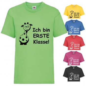 Kinder - Shirt Motiv "Ich bin ERSTE Klasse!"