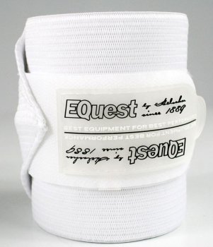 Equest Bandagen Fleece Flex-Elastic, weiß